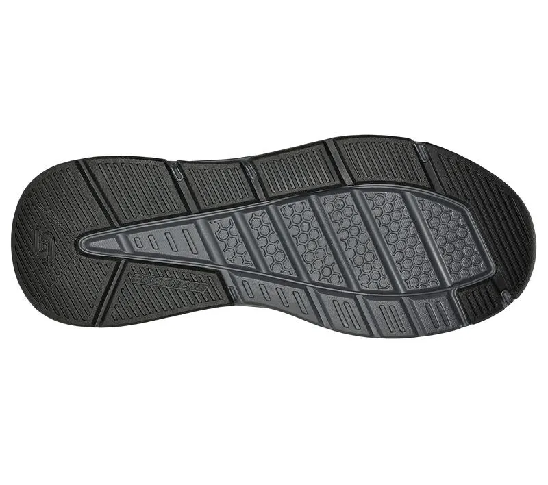 Skechers 210021 Benago Hombre Walking-Sneaker für Herren in weiter Passform - Marineblau
