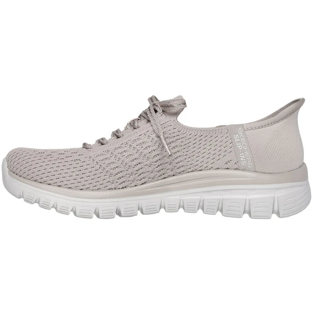 Skechers Graceful – First Blush Taupe Trainers