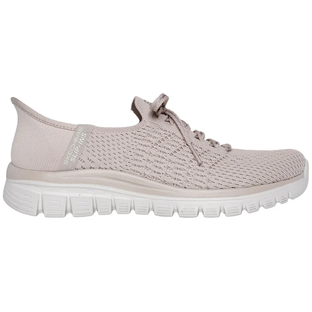 Skechers Graceful – First Blush Taupe Trainers