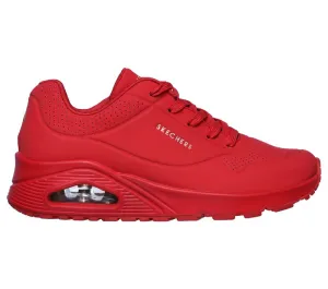 Skechers Stand On Air Uno Red Trainers