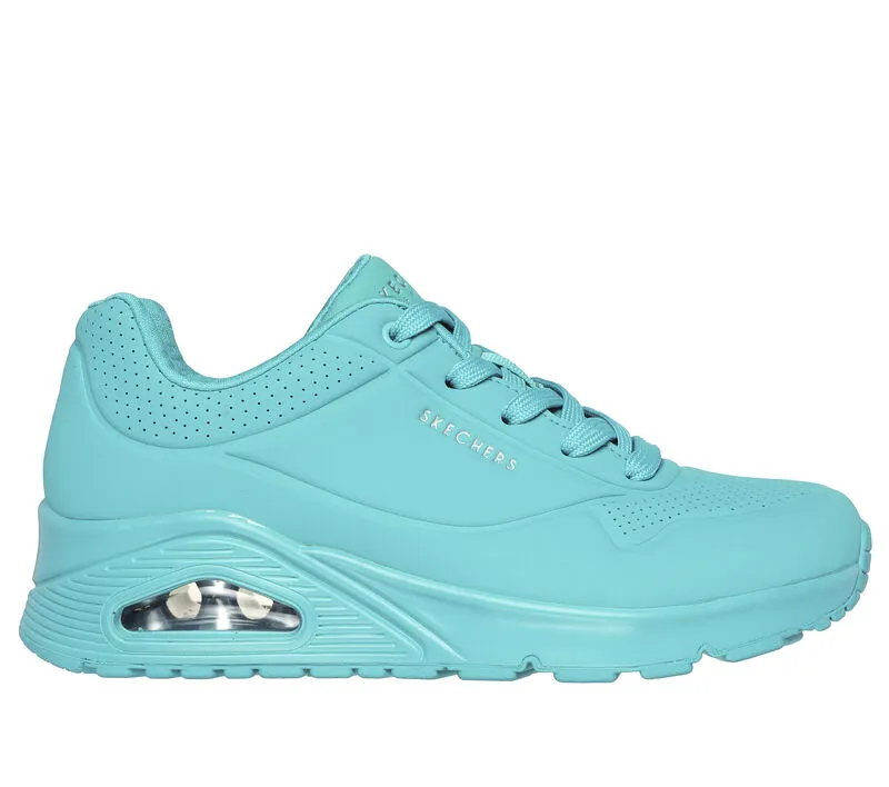Skechers Stand On Air Uno Turquoise Trainers
