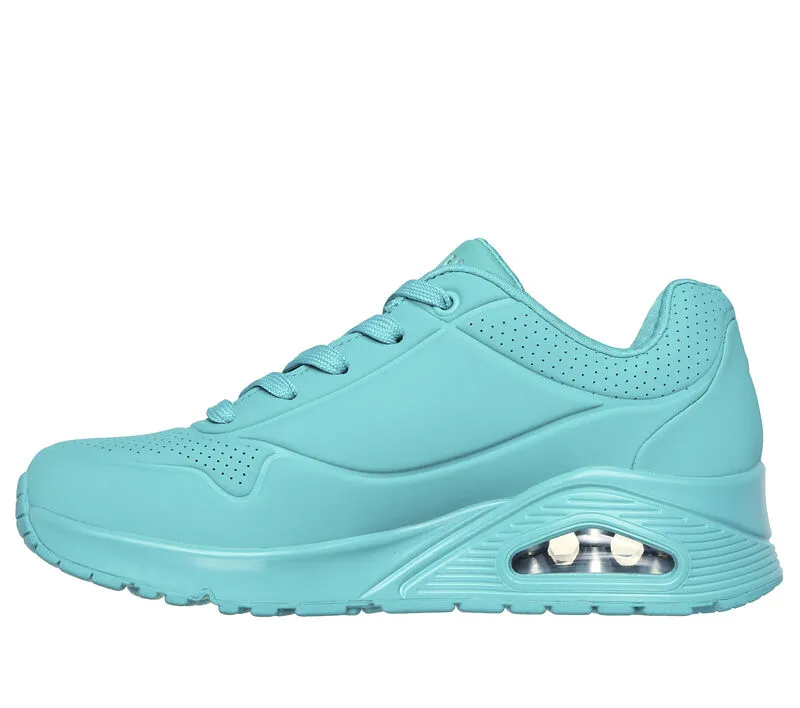 Skechers Stand On Air Uno Turquoise Trainers