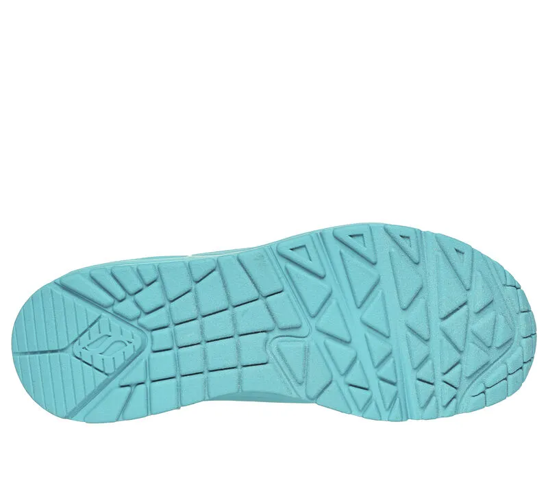 Skechers Stand On Air Uno Turquoise Trainers