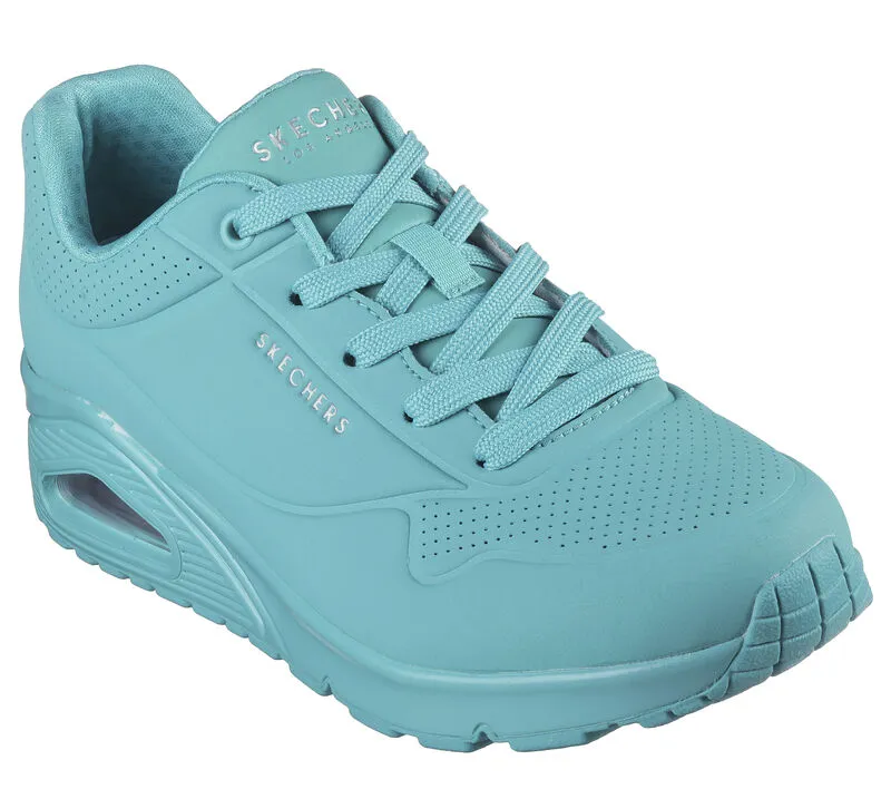 Skechers Stand On Air Uno Turquoise Trainers