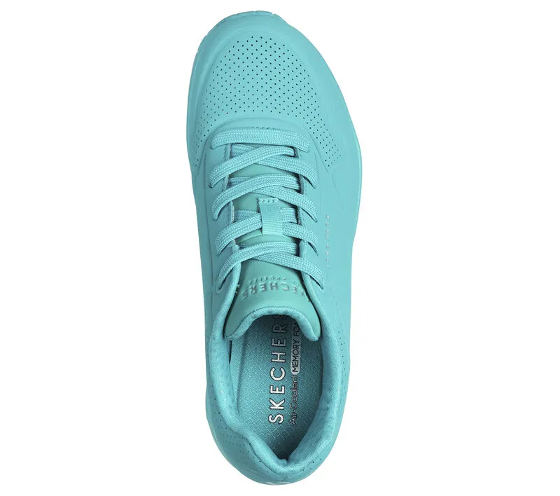 Skechers Stand On Air Uno Turquoise Trainers