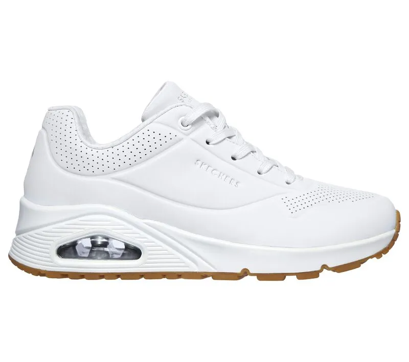 Skechers Stand On Air Uno White Trainers