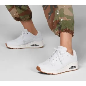 Skechers Stand On Air Uno White Trainers