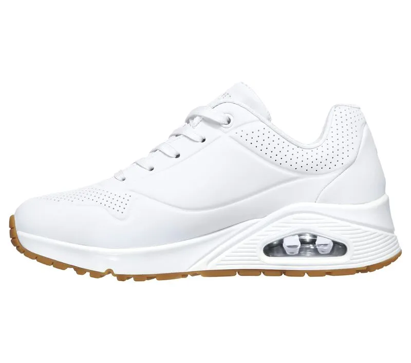 Skechers Stand On Air Uno White Trainers