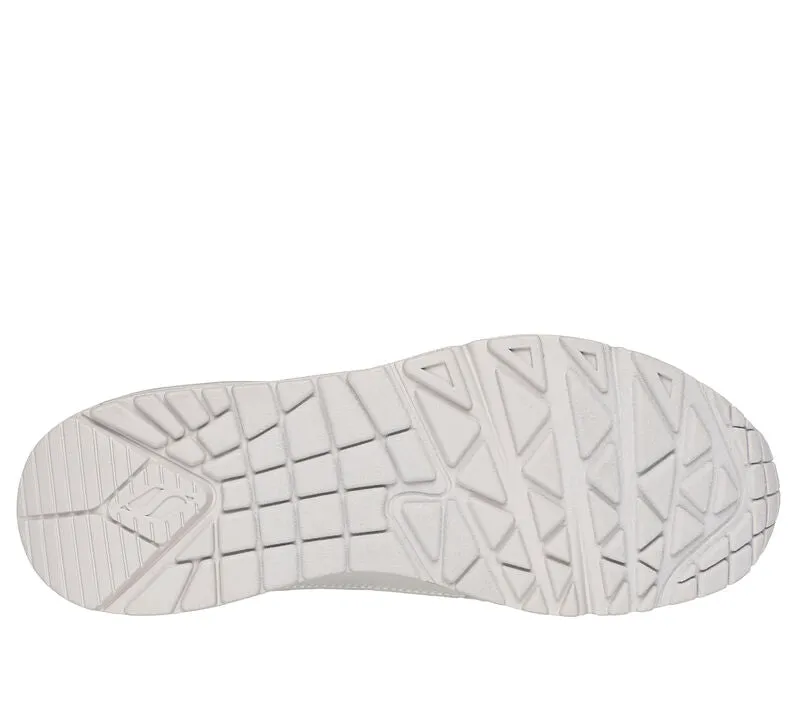 Skechers Uno - Galactic Gal Metallic Off White