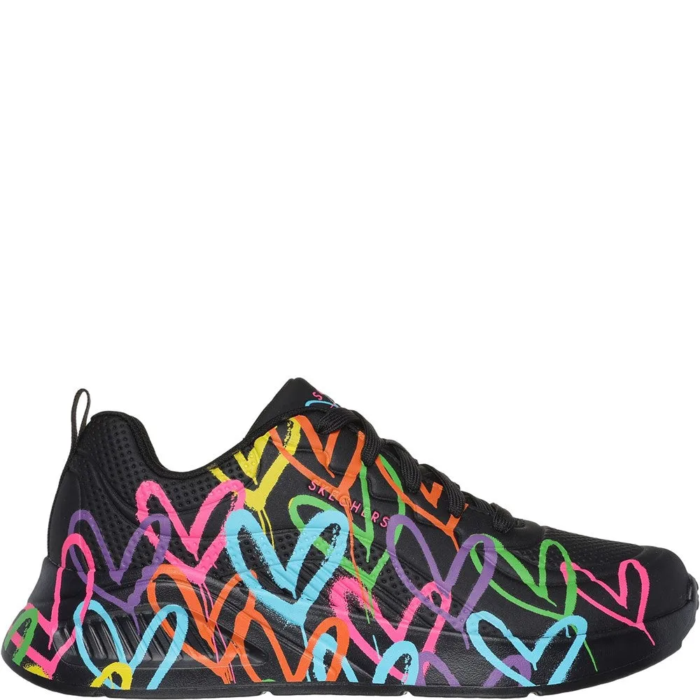 Skechers Uno Lite Heart Of Hearts Trainers