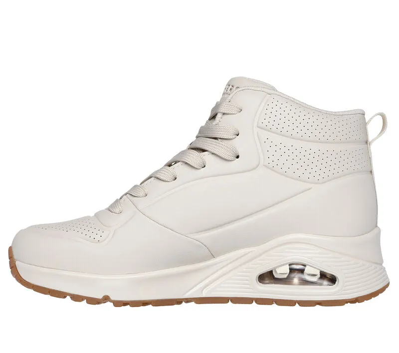 Skechers Uno - Stand High Off White