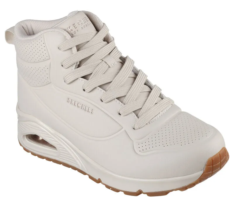Skechers Uno - Stand High Off White