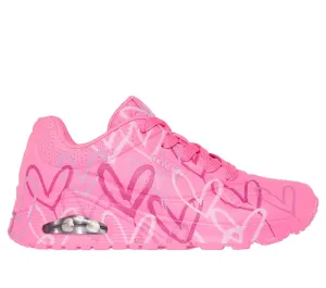 Skechers x JGoldcrown: Uno - Spread the Love Pink