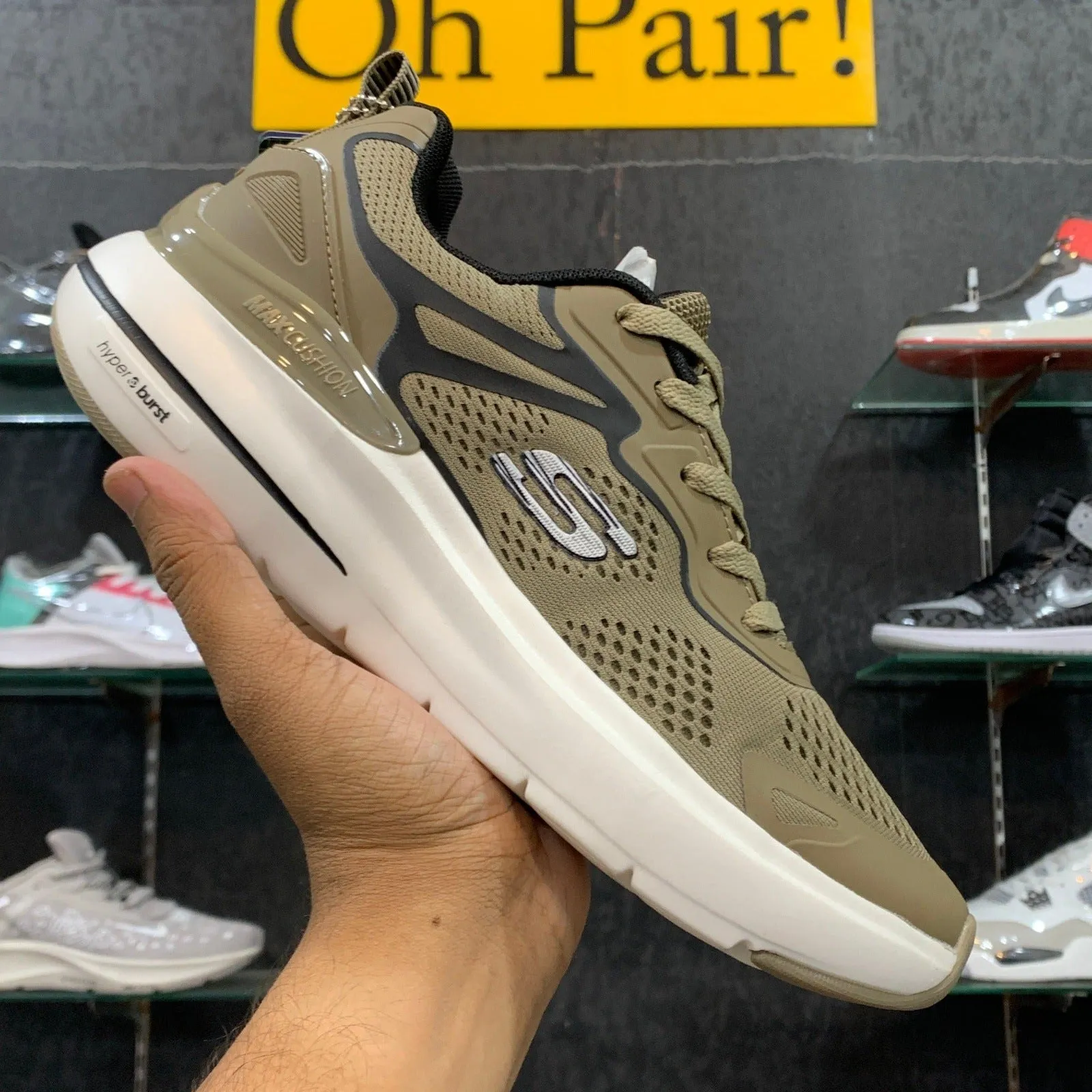 Sketcher Hyper Burst Bounder 2.0 Khaki