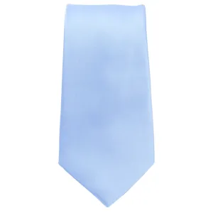 Sky Blue Satin Tie