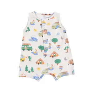 Sleeveless Shortie Romper | Friendly Campers
