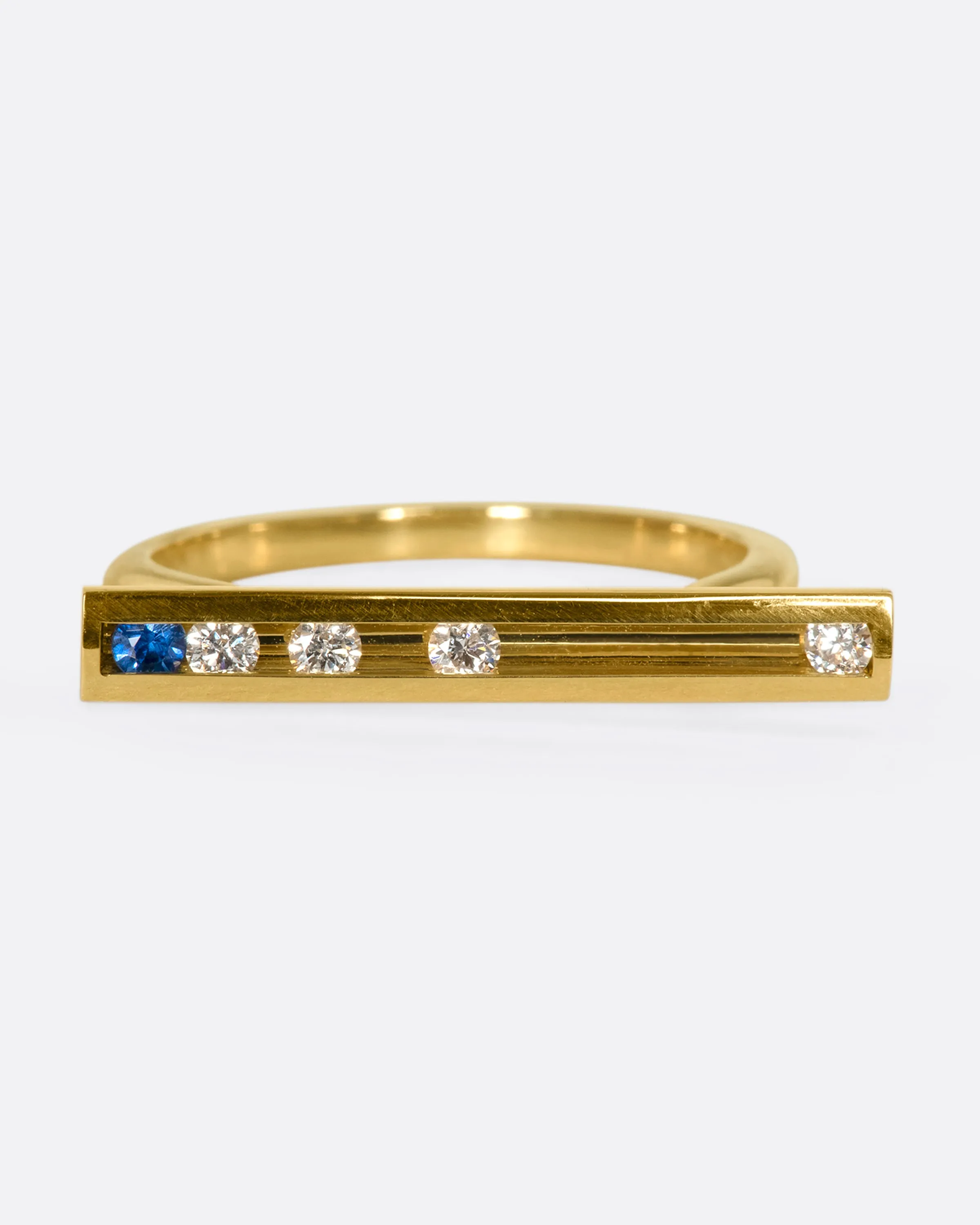 Sliding Stone Ring