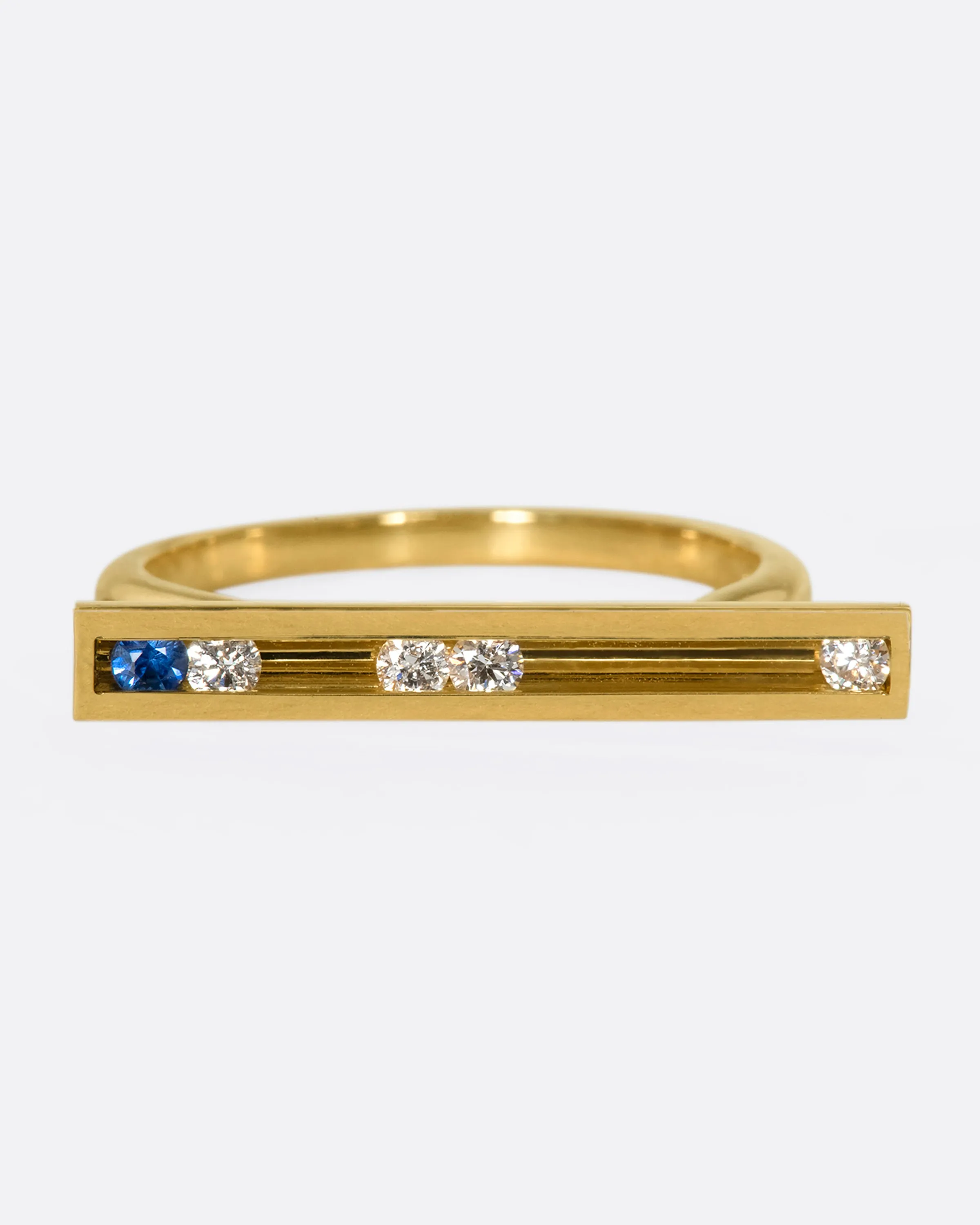 Sliding Stone Ring