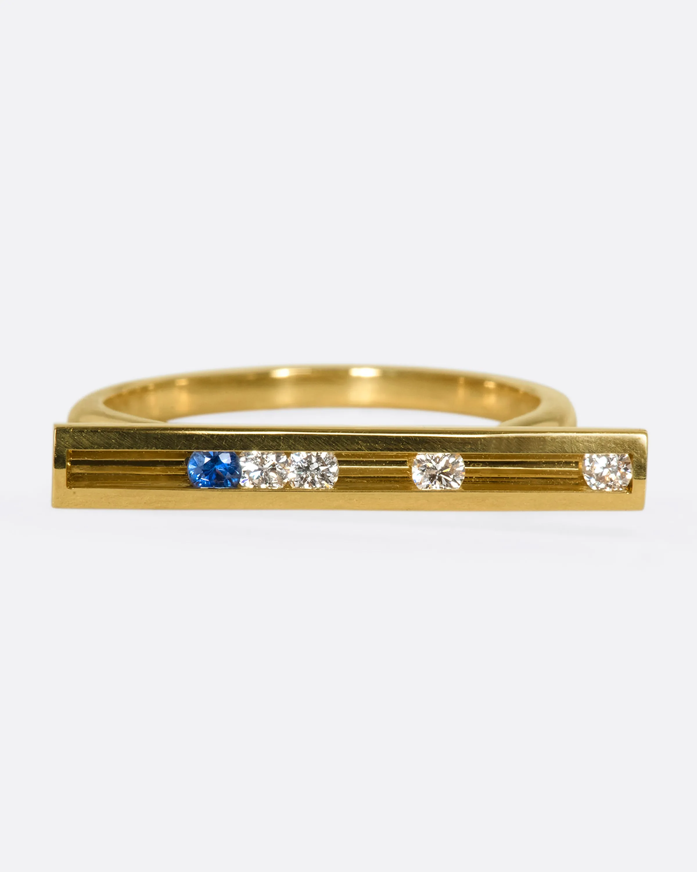 Sliding Stone Ring