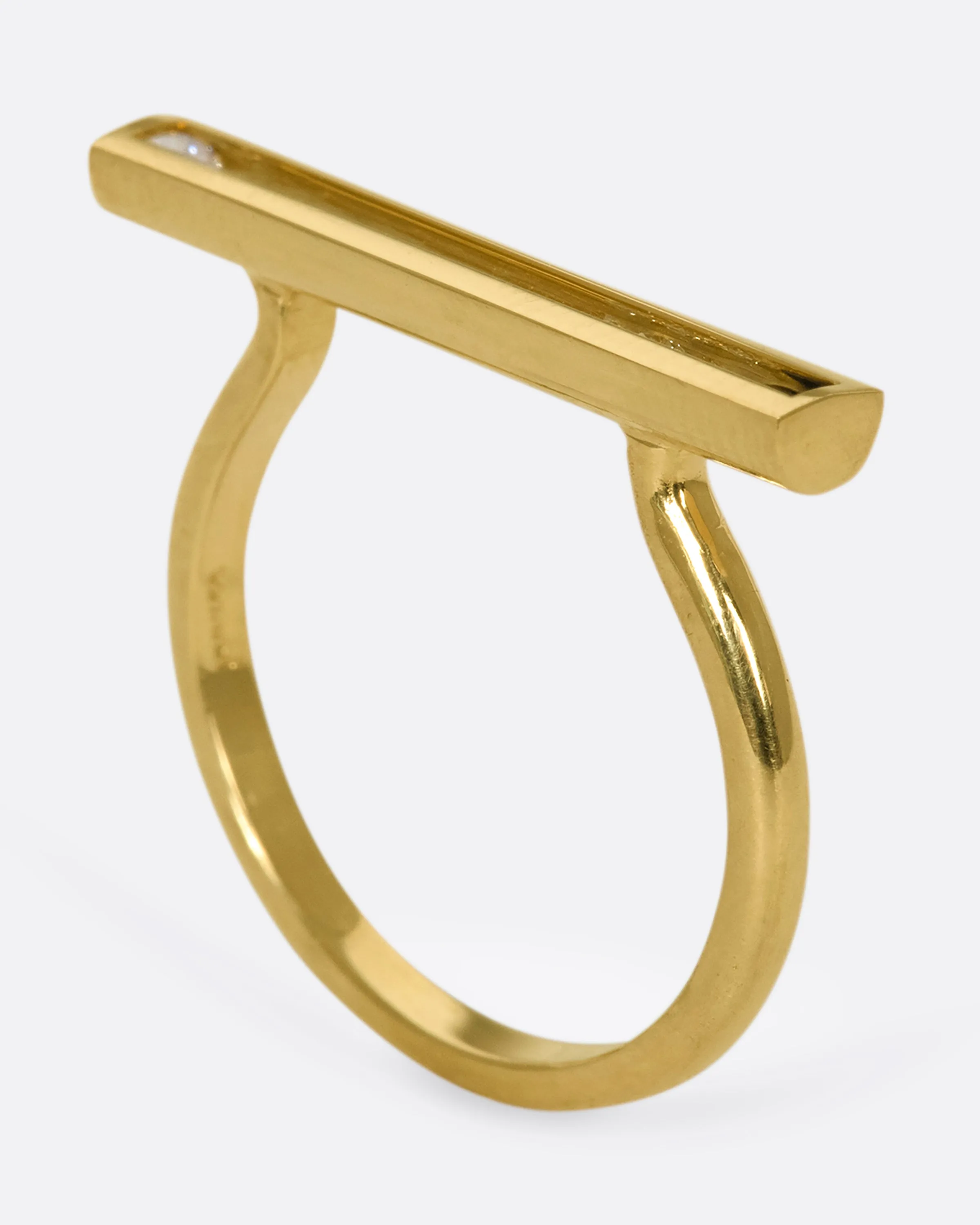 Sliding Stone Ring