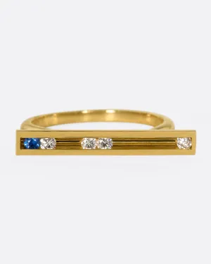 Sliding Stone Ring