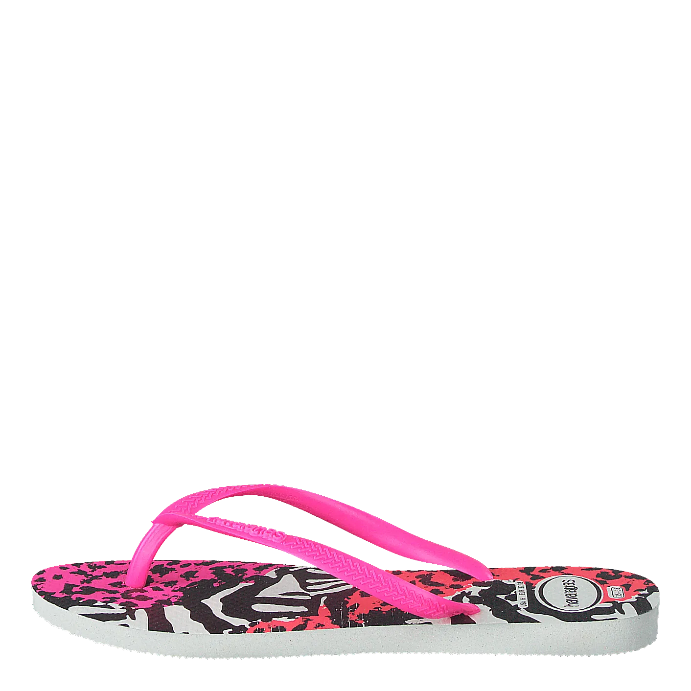 Slim Animal White/pink
