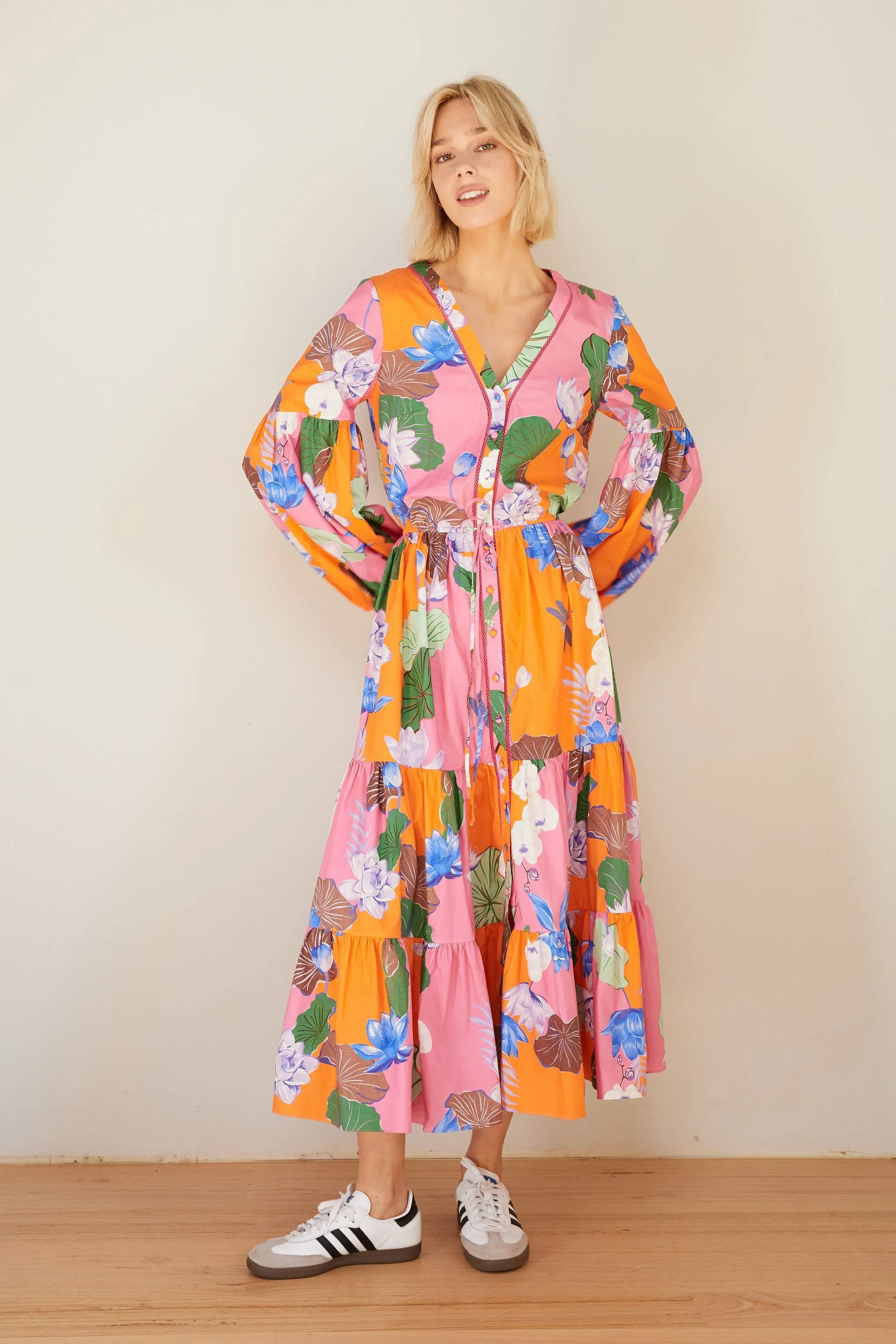 Sorrento Dress - Pink Lotus