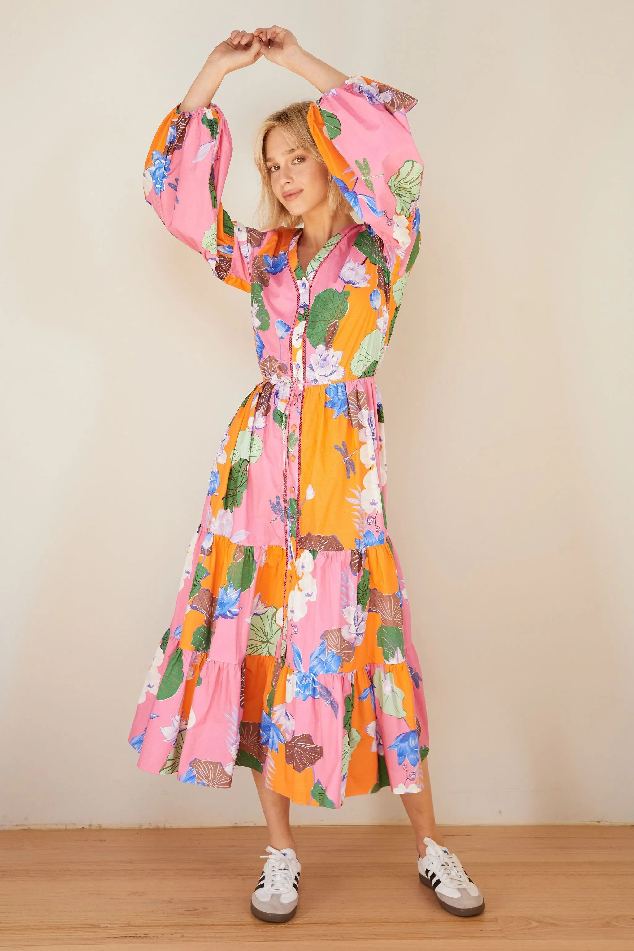 Sorrento Dress - Pink Lotus