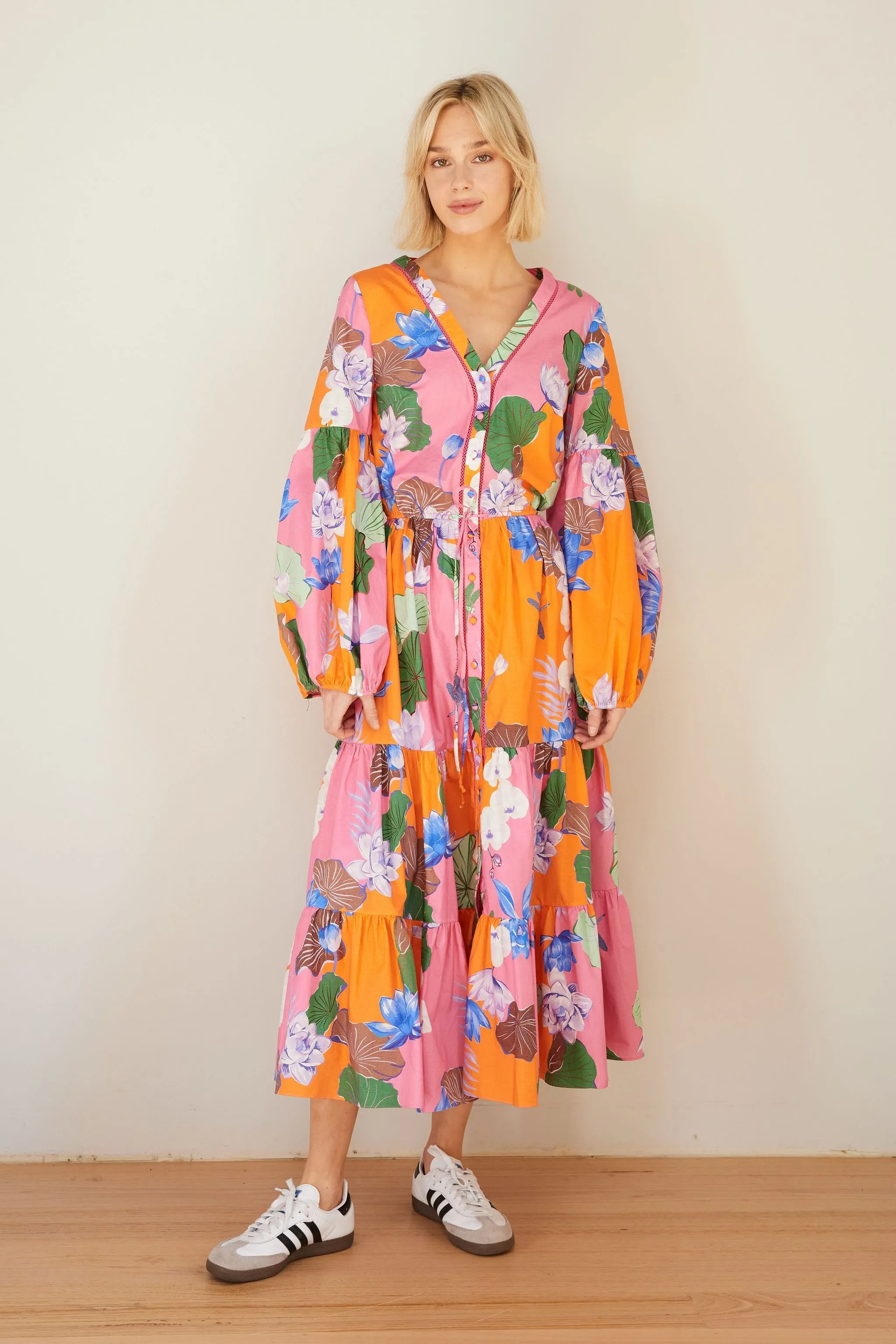 Sorrento Dress - Pink Lotus