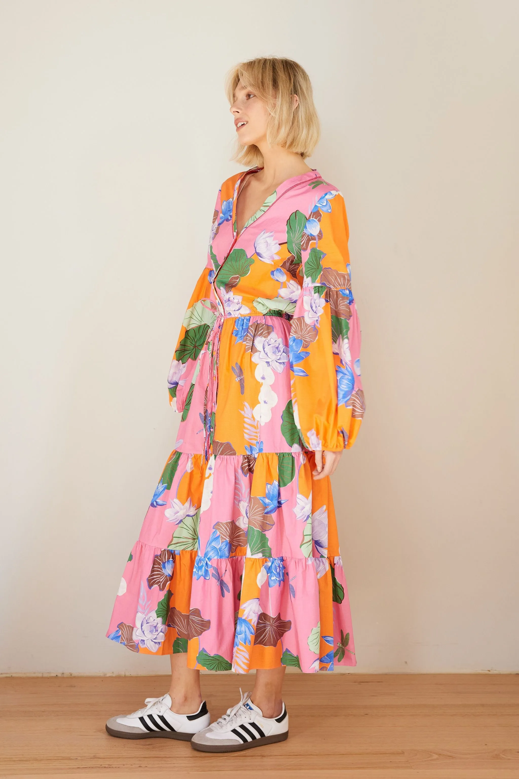 Sorrento Dress - Pink Lotus