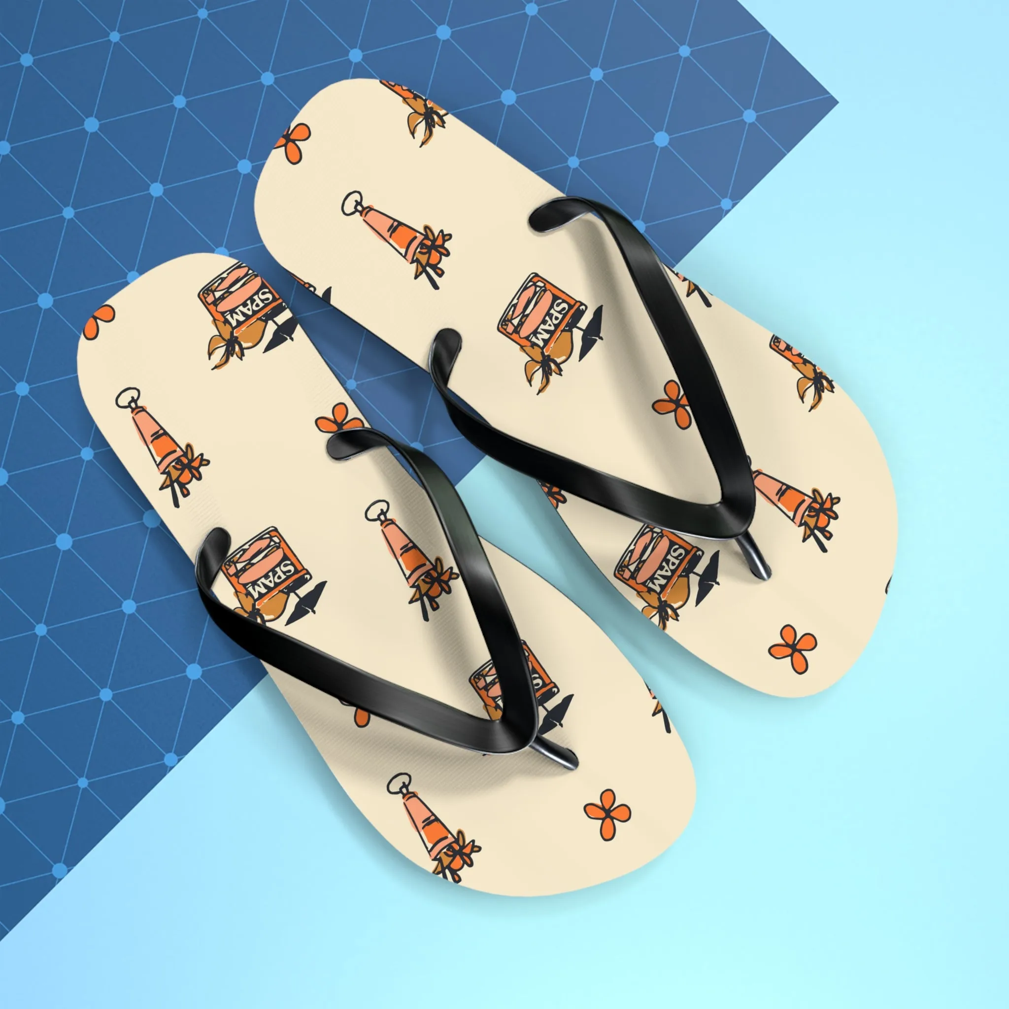 Spam N' Cocktails Flip Flops