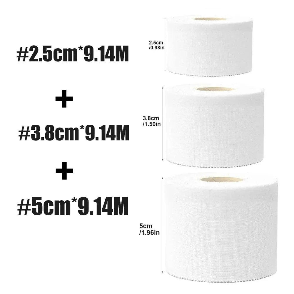 Sports Pre-Wrap Foam Tape - 3-Pack for Ankle, Knee, and Wrist Protection