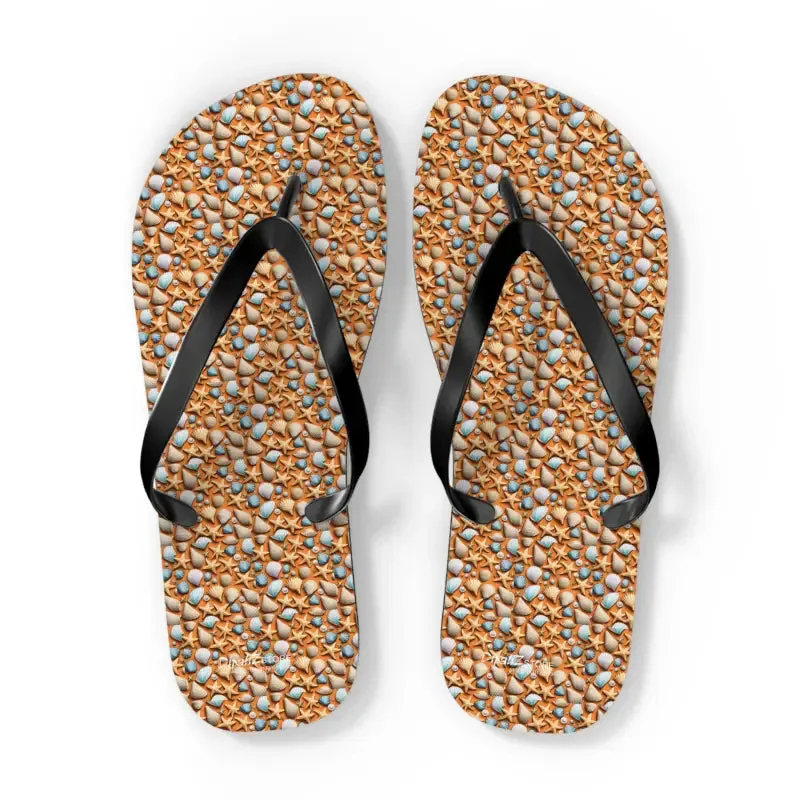 Starfish Unisex Flip Flops Beach Bliss Summer Vibes