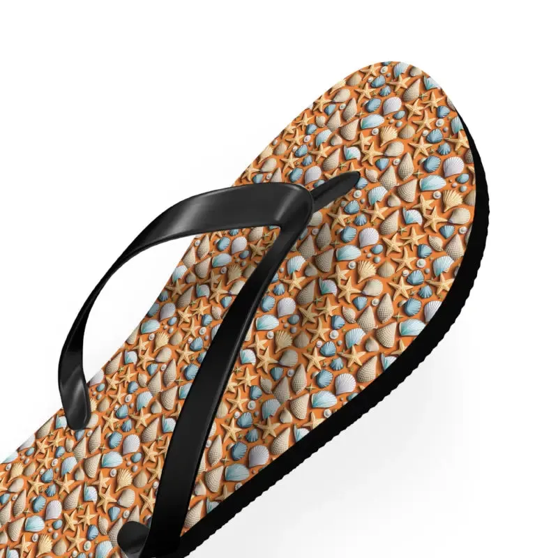 Starfish Unisex Flip Flops Beach Bliss Summer Vibes