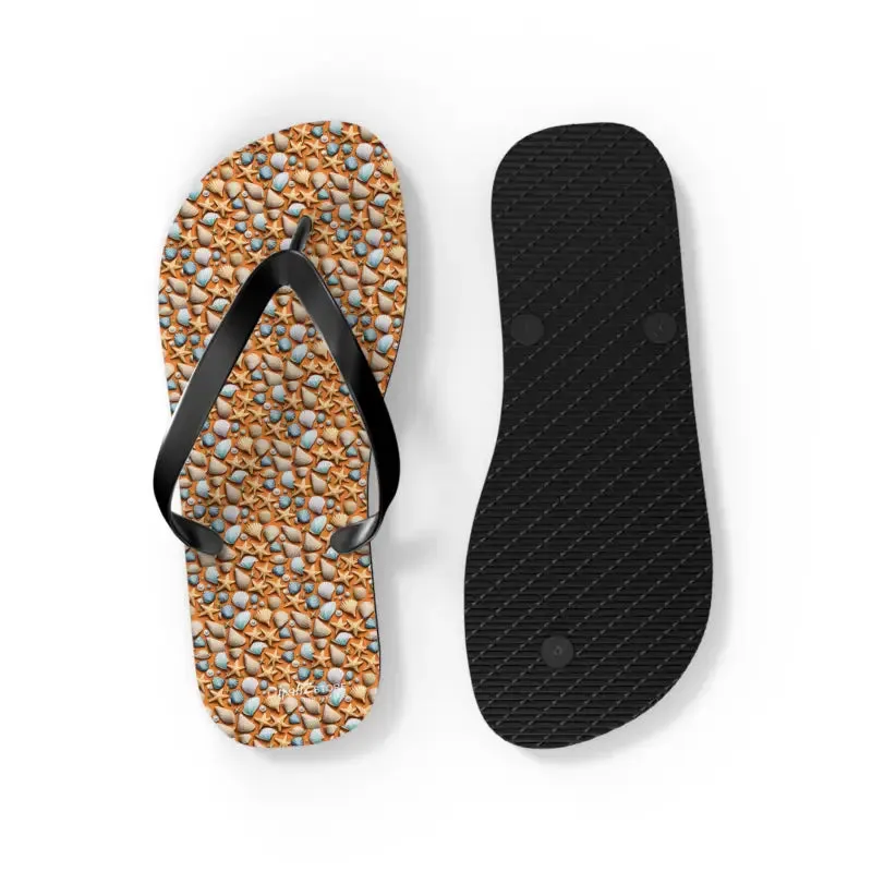 Starfish Unisex Flip Flops Beach Bliss Summer Vibes
