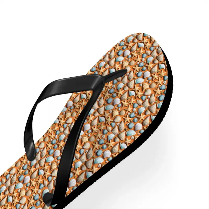 Starfish Unisex Flip Flops Beach Bliss Summer Vibes