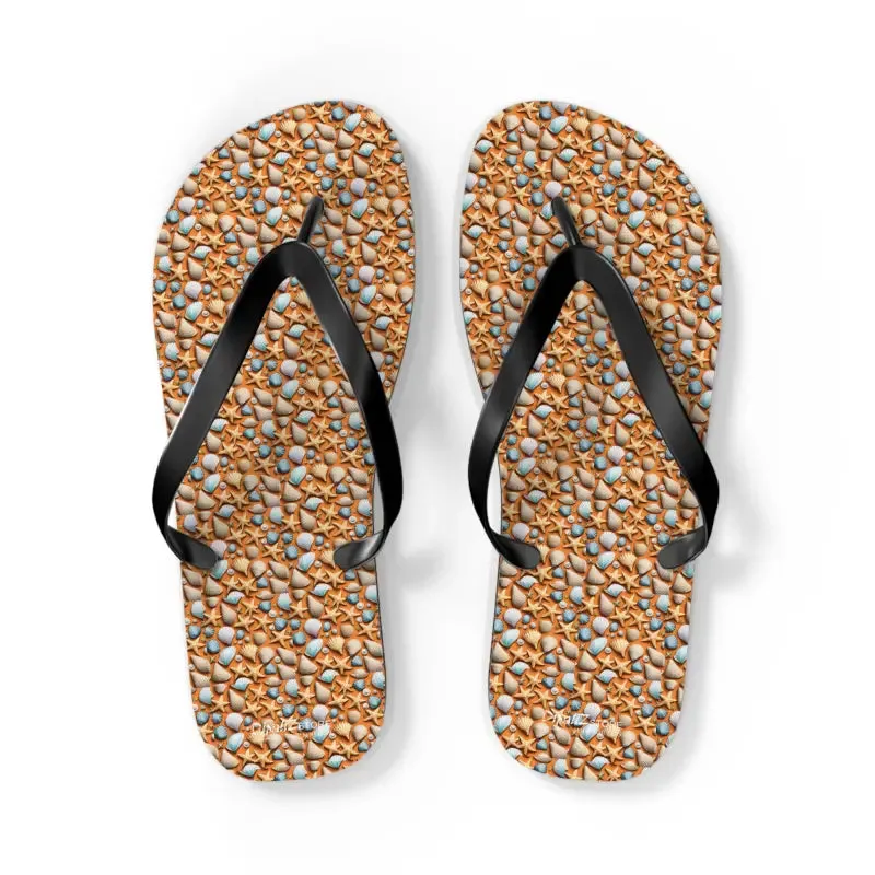 Starfish Unisex Flip Flops Beach Bliss Summer Vibes