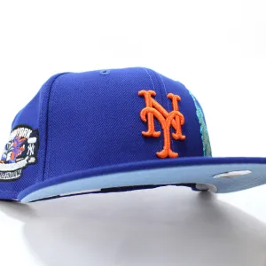 State of Liberty New York Mets SUBWAY SERIES YANKEE STADIUM New Era 59Fifty Fitted Hat (Blue Sky Blue Under Brim)