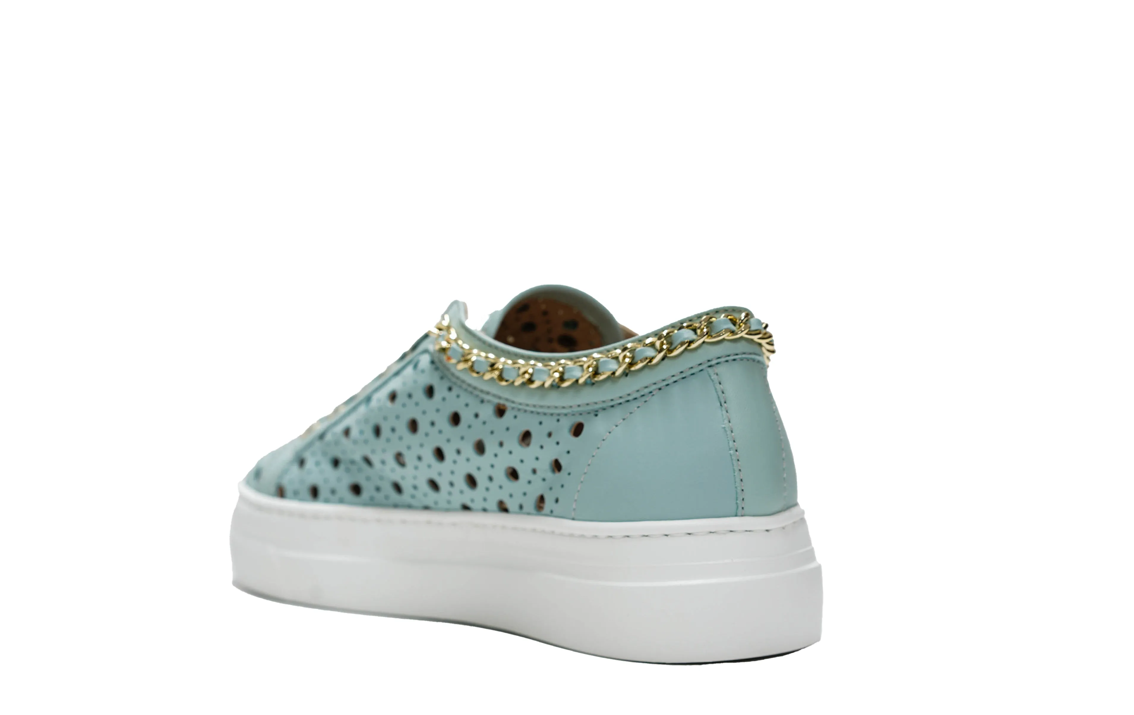 Stokton Women's Mint Chain Sneakers 117-D
