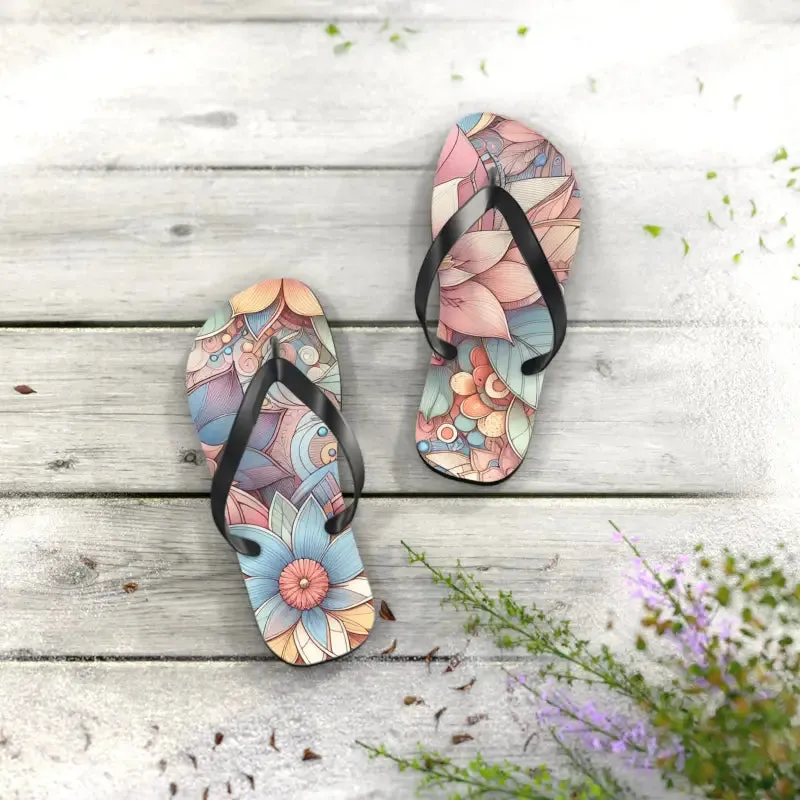 Strut in Style Black Pvc Flip Flops for Summer Fun