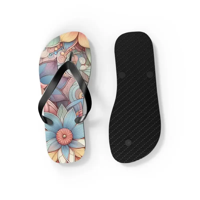 Strut in Style Black Pvc Flip Flops for Summer Fun
