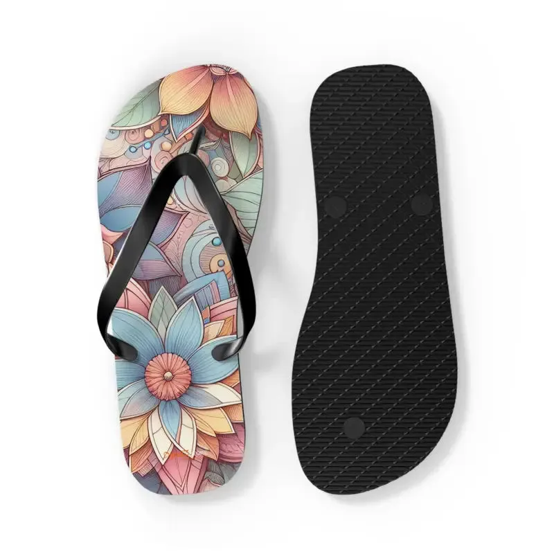 Strut in Style Black Pvc Flip Flops for Summer Fun