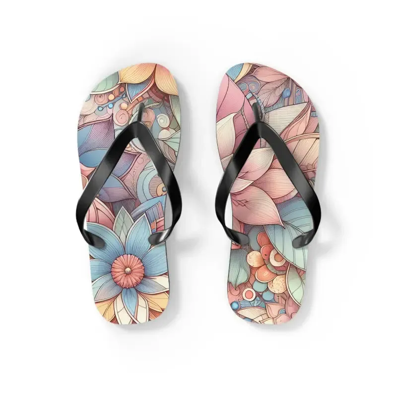 Strut in Style Black Pvc Flip Flops for Summer Fun