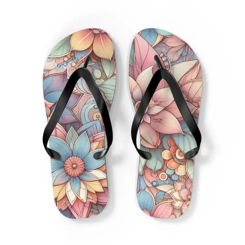 Strut in Style Black Pvc Flip Flops for Summer Fun