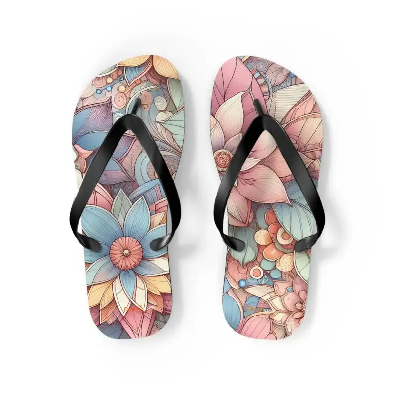 Strut in Style Black Pvc Flip Flops for Summer Fun