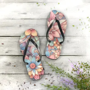 Strut in Style Black Pvc Flip Flops for Summer Fun