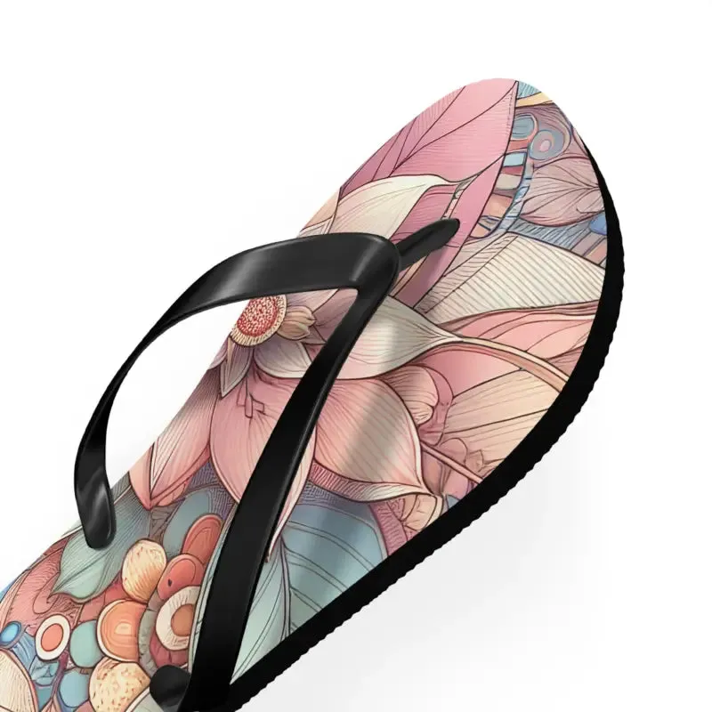 Strut in Style Black Pvc Flip Flops for Summer Fun