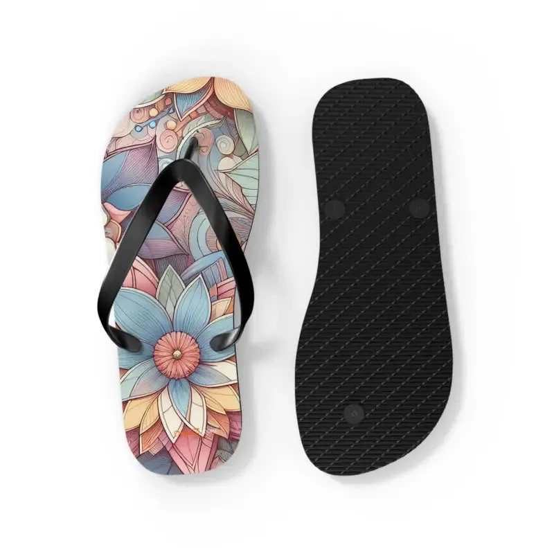 Strut in Style Black Pvc Flip Flops for Summer Fun