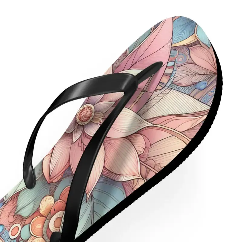Strut in Style Black Pvc Flip Flops for Summer Fun