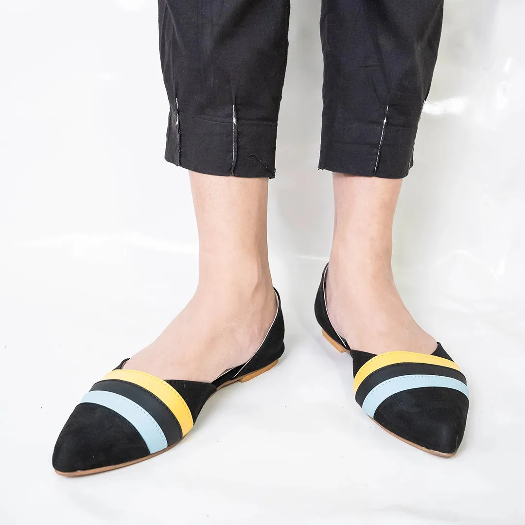 Suede Pumps - Black